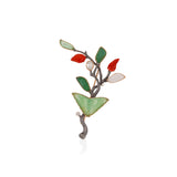 Bonsai Jade Brooch