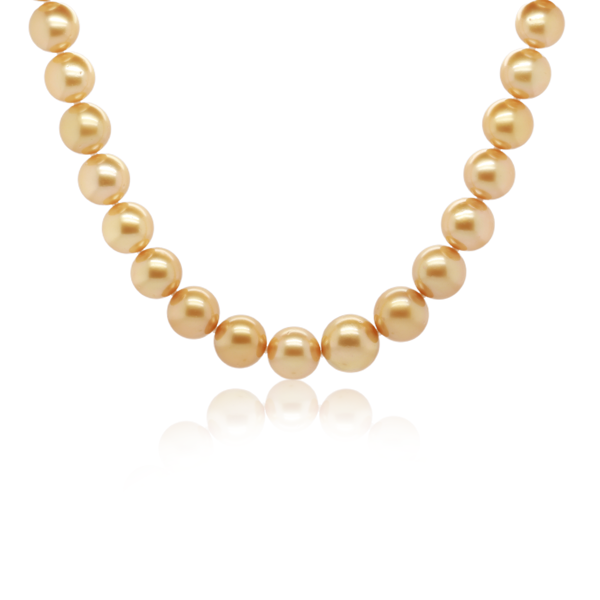 Golden South Sea Pearl Necklace MUS.za Fine Jewellery