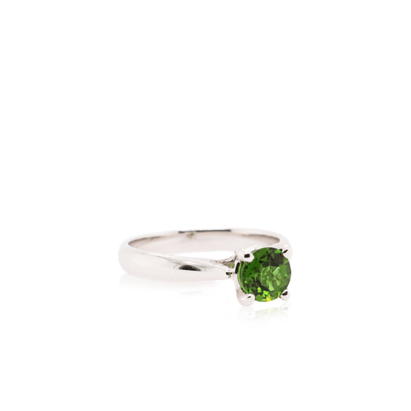 Green Diopside Ring