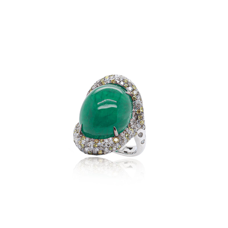 Emerald Diamond Ring