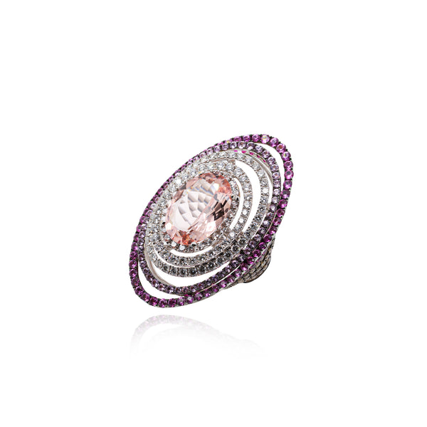 7.82CT Morganite Ring