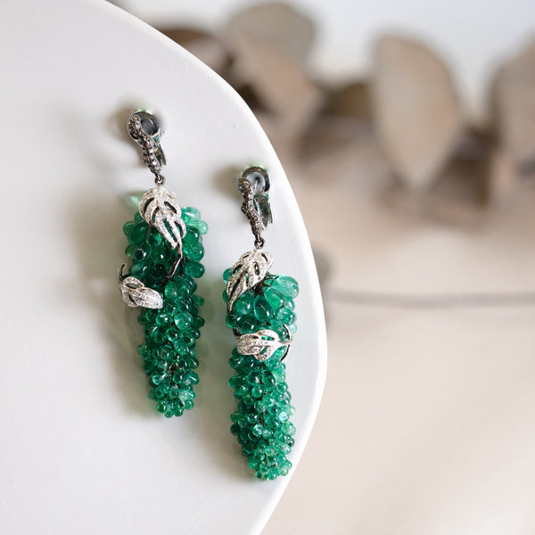 Emerald Drop Earrings