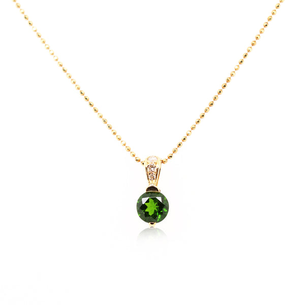 Chrome Diopside Pendant