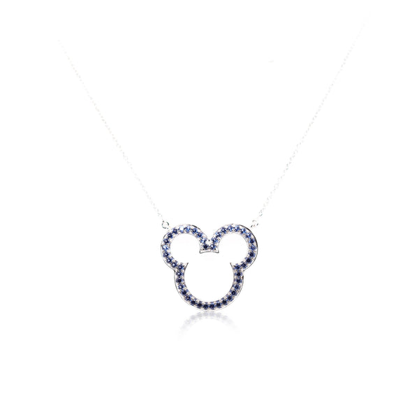 Bear Blue Sapphire Necklace