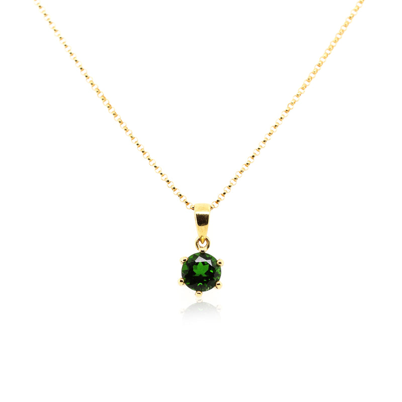 Chrome Diopside Pendant