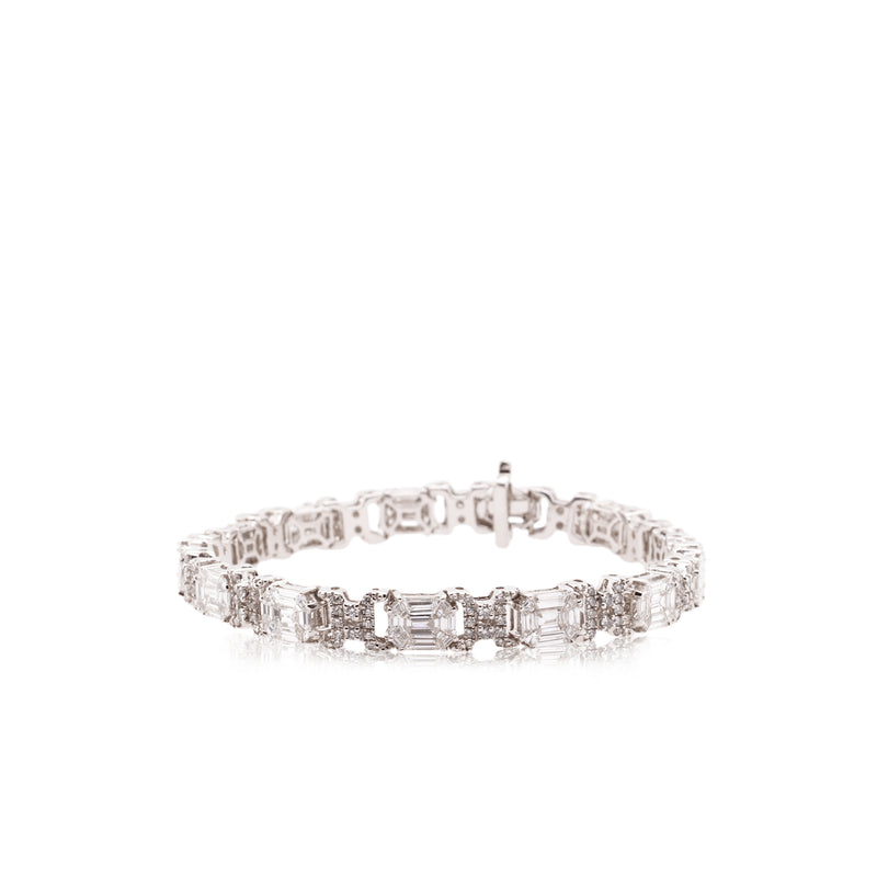 Rectangular Diamond Bracelet