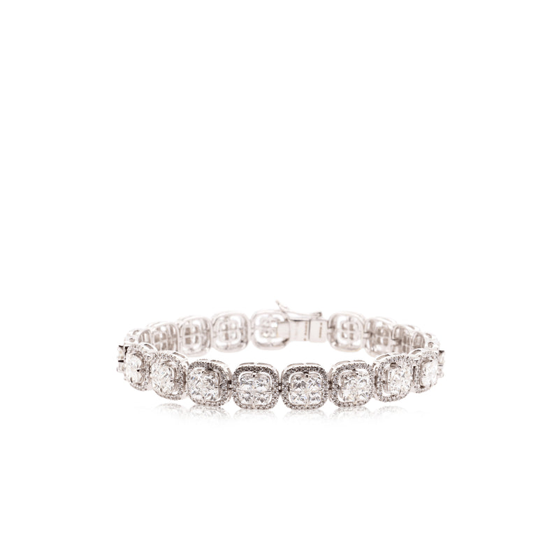 Cushion Illusion Diamond Bracelet