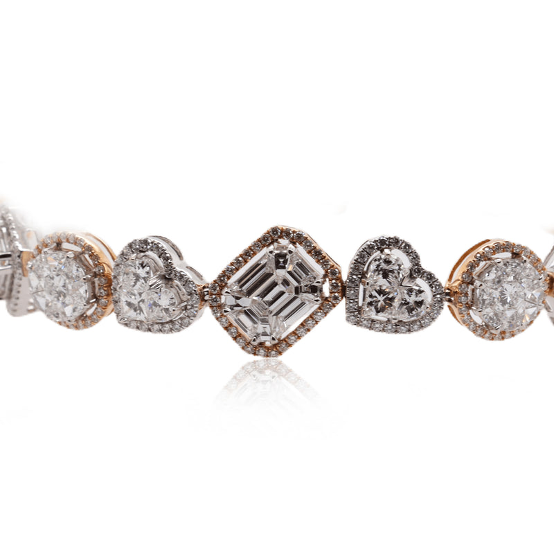 Fancy Shape Diamond Bracelet