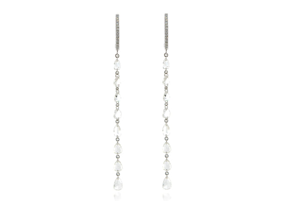 Briolette Diamond Earrings