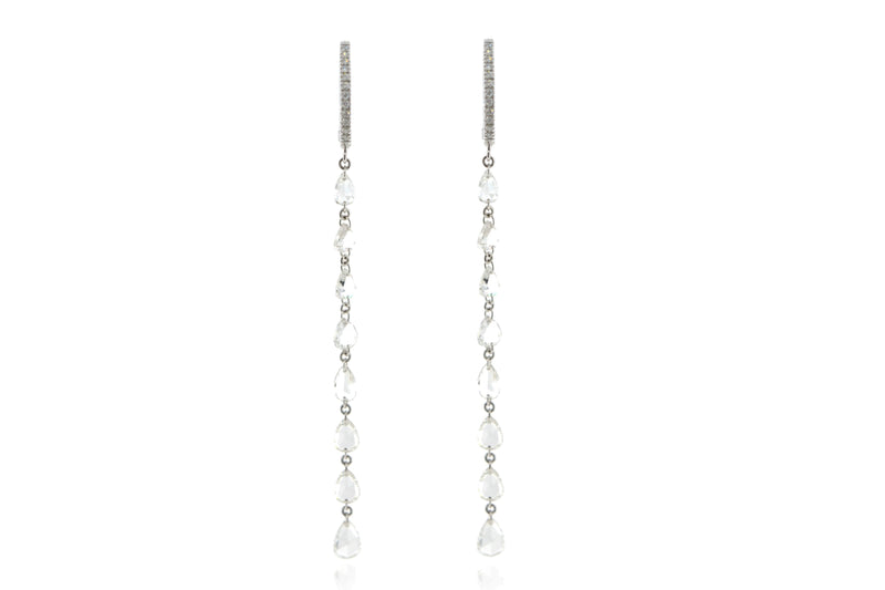 Briolette Diamond Earrings