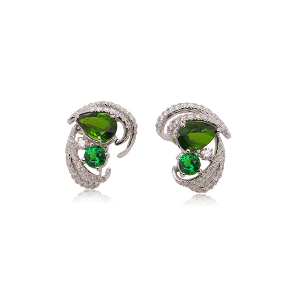 Chrome Diopside Earrings