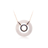 Circle Jade Necklace