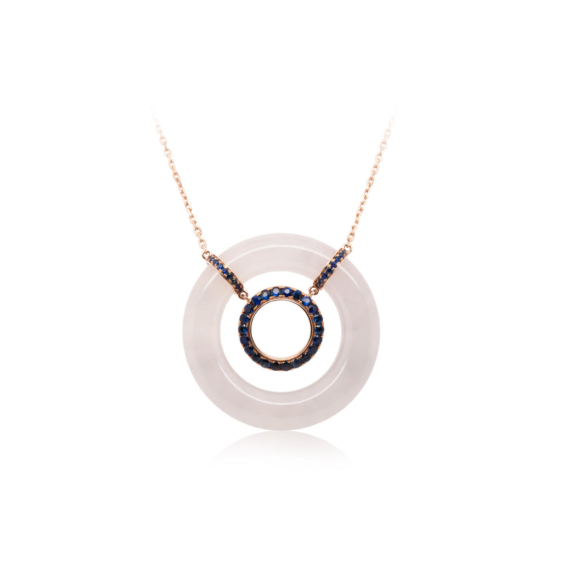 Circle Jade Necklace