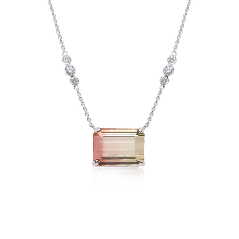 9.75CT Bi-Colour Tourmaline Necklace