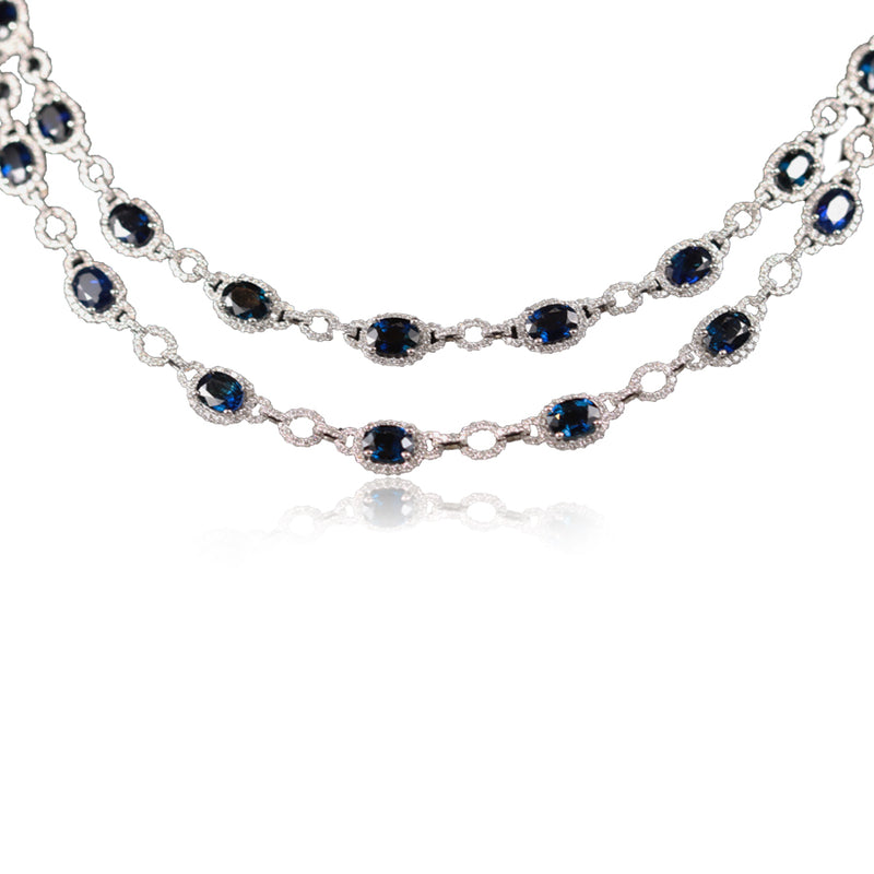 Blue Sapphire Necklace