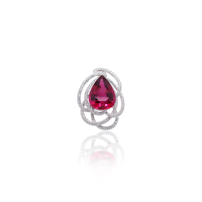 30.41CT Rubelite Pendant