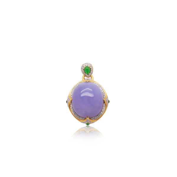 Purple Jade Pendant