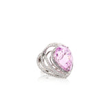 21.37CT Pink Kyanite Ring