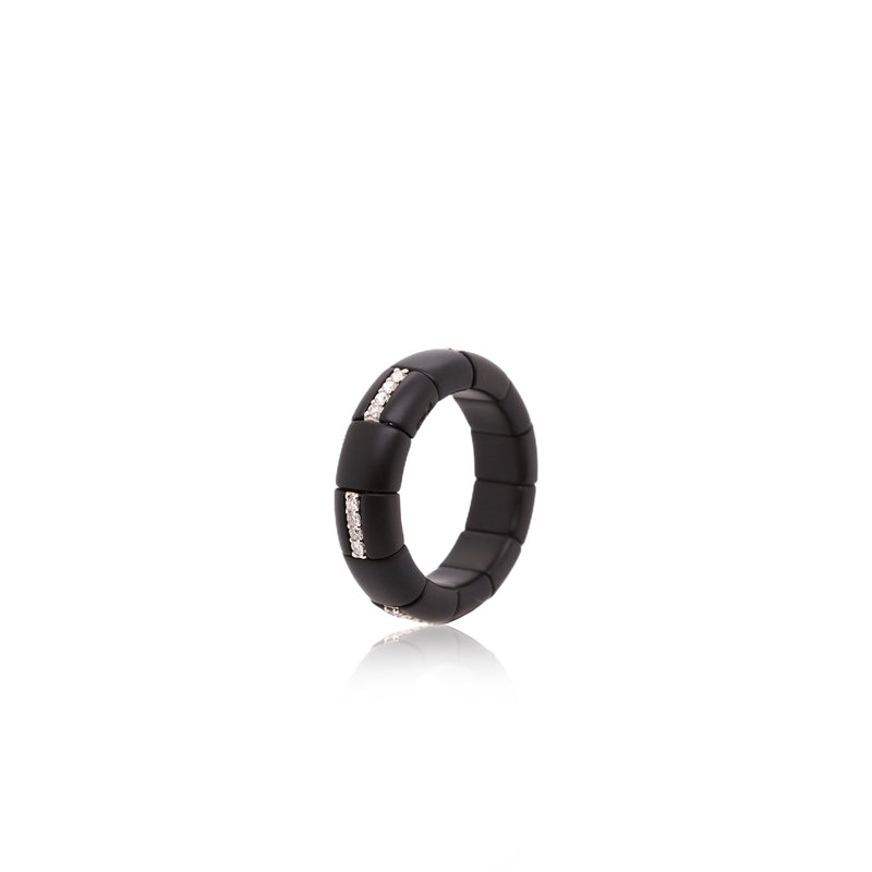 Matte Black Ceramic Ring