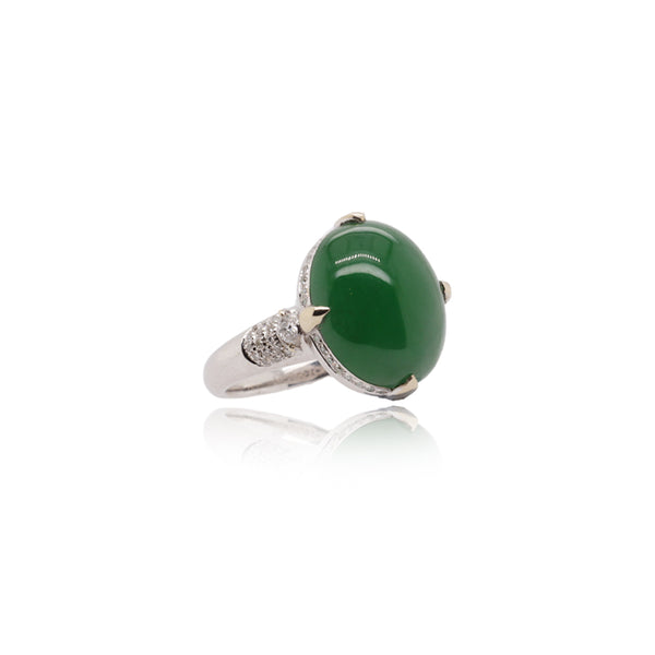 Grade A Burmese Jade Ring