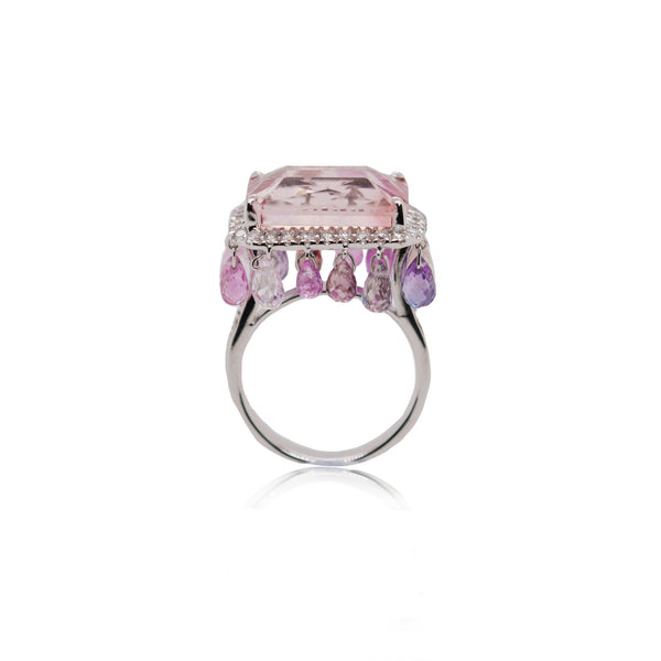 Ballerina Pink Tourmaline Ring