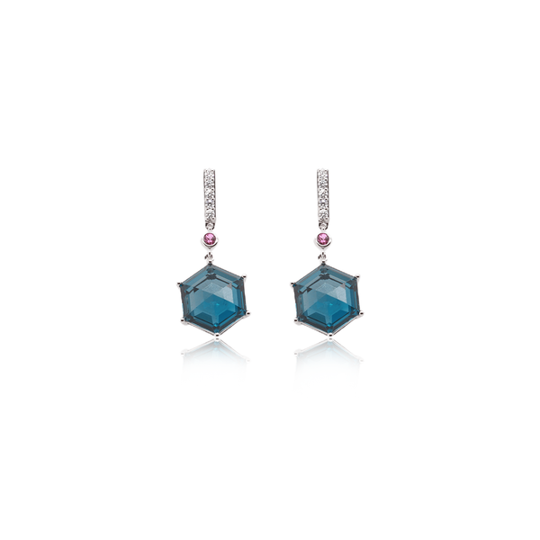 London Blue Topaz Earring