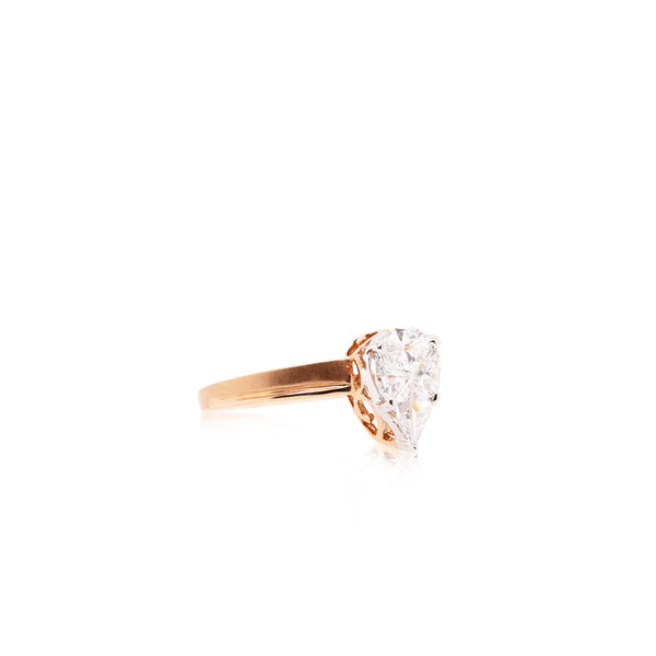 Pear Diamond Ring