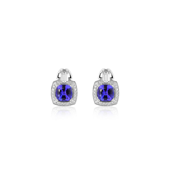 Tanzanite & Diamonds Earrings