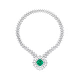 GRS Certified 22.75CT Colombia Emerald Necklace